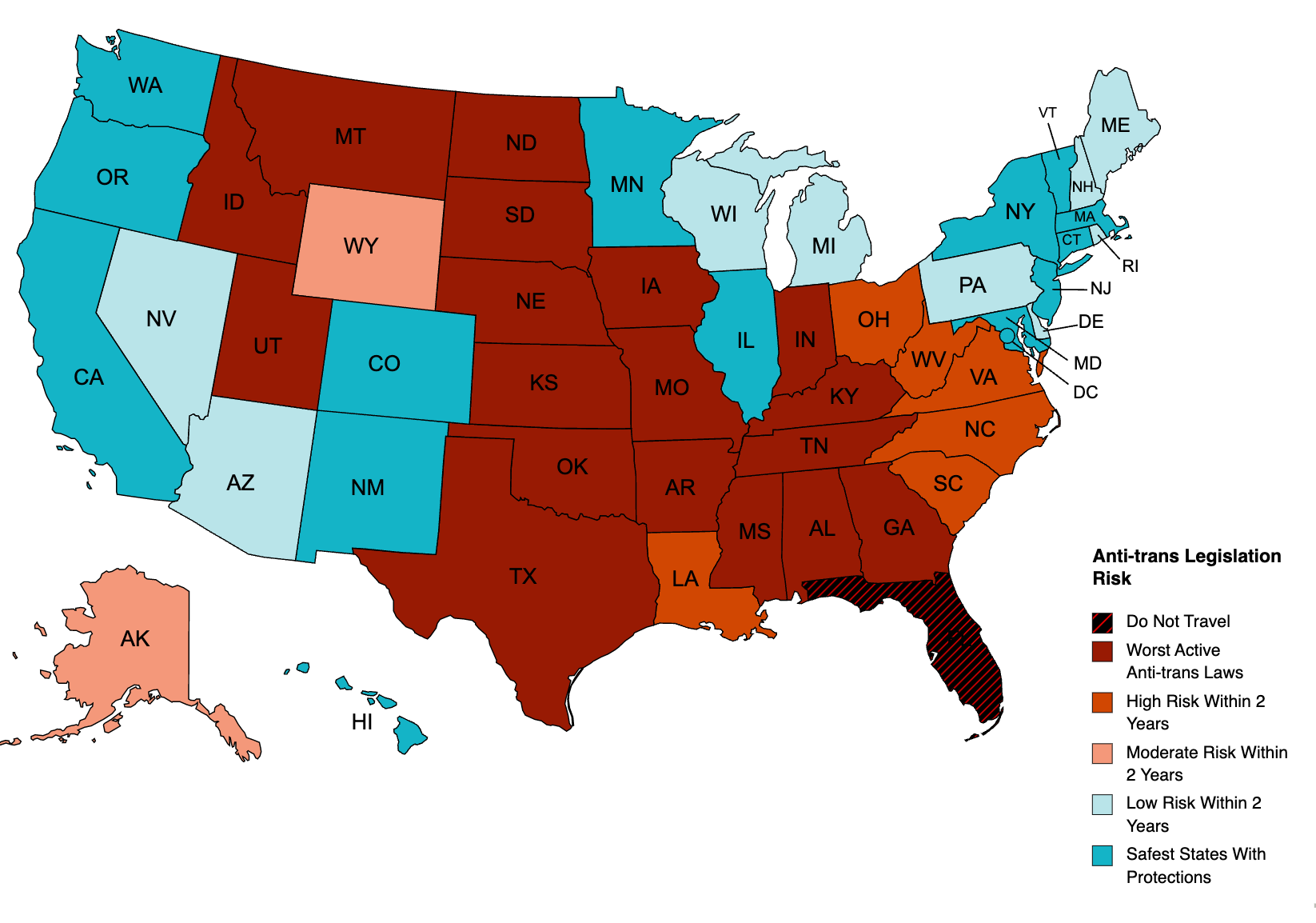 updated trans death map 6/1/2023